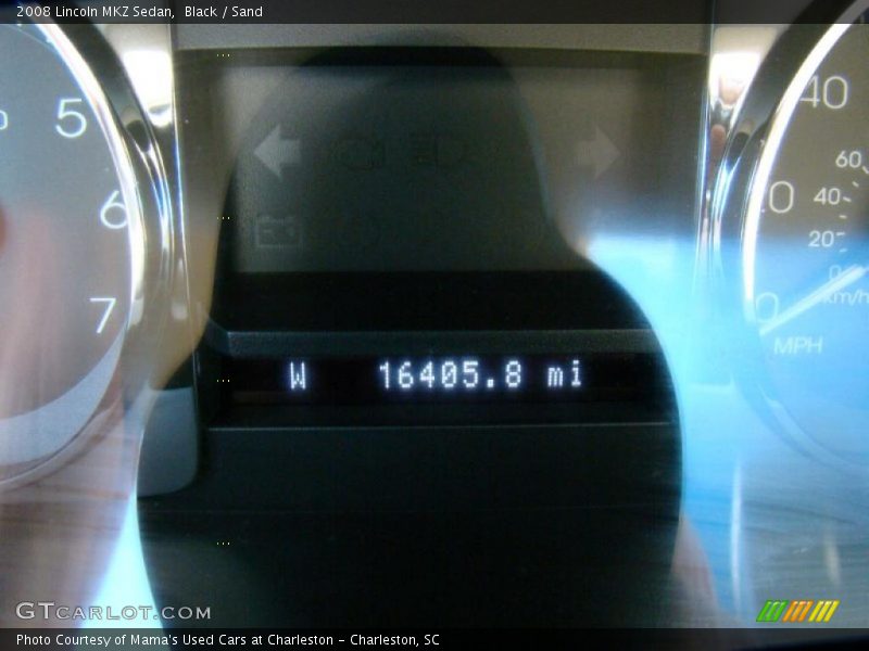 Black / Sand 2008 Lincoln MKZ Sedan