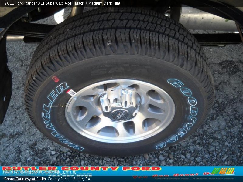 Black / Medium Dark Flint 2011 Ford Ranger XLT SuperCab 4x4