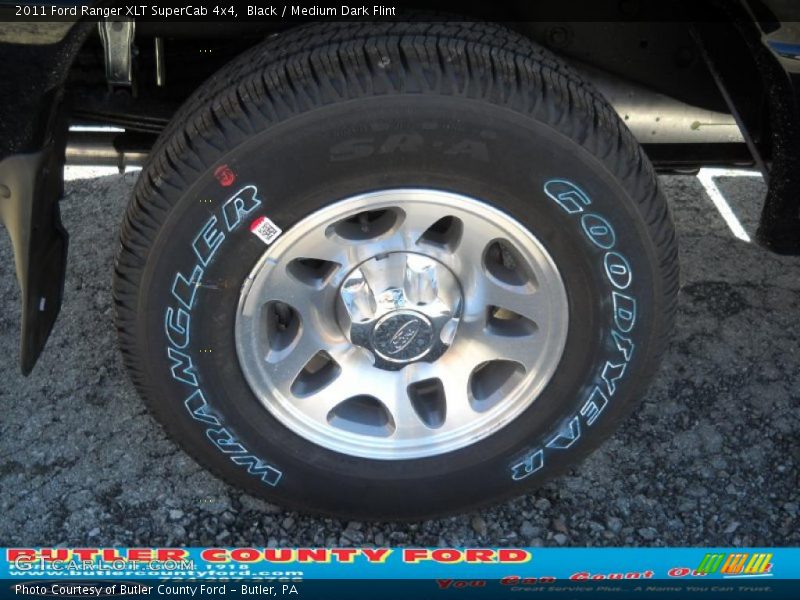 Black / Medium Dark Flint 2011 Ford Ranger XLT SuperCab 4x4