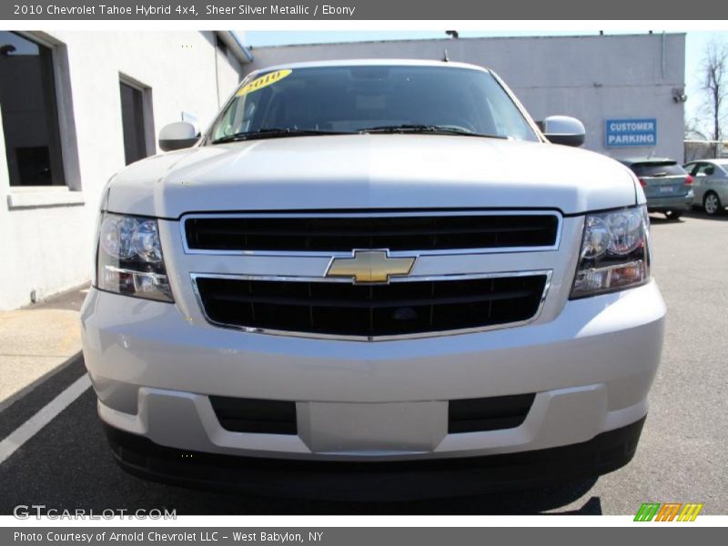 Sheer Silver Metallic / Ebony 2010 Chevrolet Tahoe Hybrid 4x4