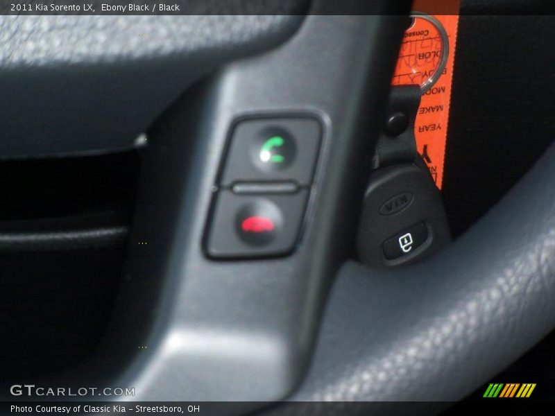 Ebony Black / Black 2011 Kia Sorento LX