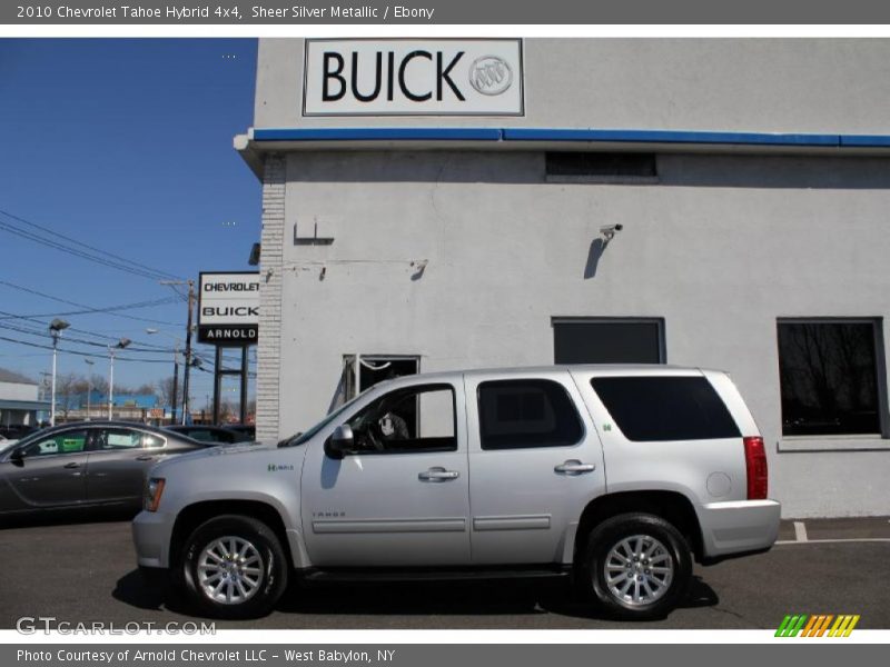 Sheer Silver Metallic / Ebony 2010 Chevrolet Tahoe Hybrid 4x4