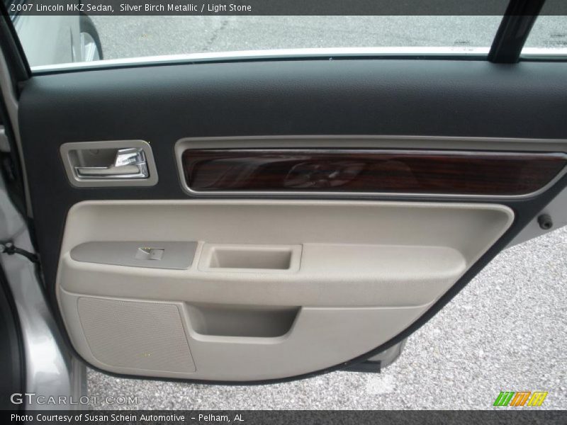 Silver Birch Metallic / Light Stone 2007 Lincoln MKZ Sedan