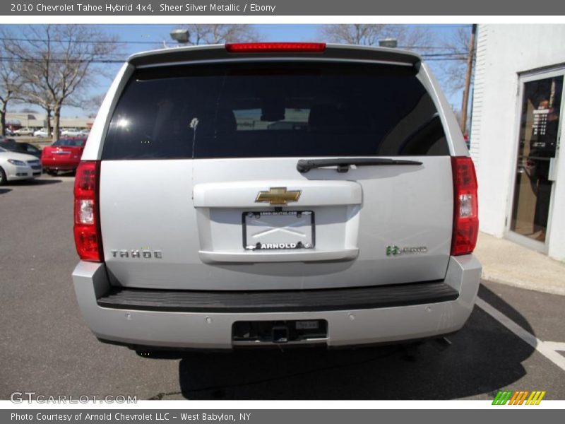 Sheer Silver Metallic / Ebony 2010 Chevrolet Tahoe Hybrid 4x4