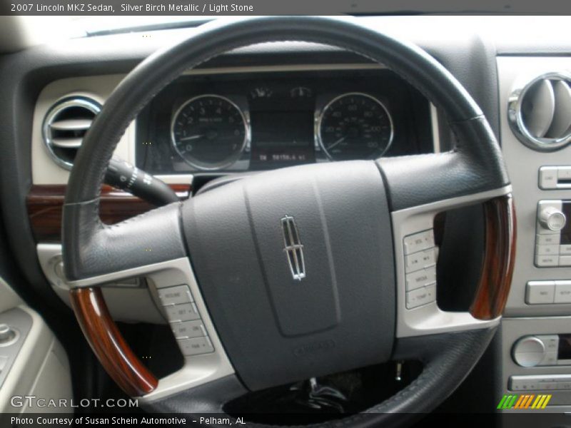 Silver Birch Metallic / Light Stone 2007 Lincoln MKZ Sedan