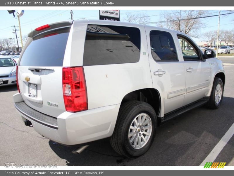 Sheer Silver Metallic / Ebony 2010 Chevrolet Tahoe Hybrid 4x4