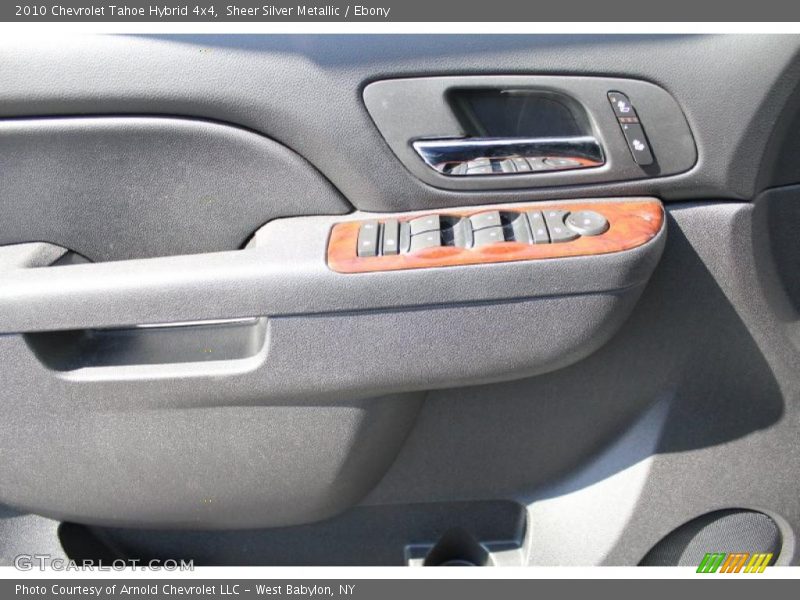 Sheer Silver Metallic / Ebony 2010 Chevrolet Tahoe Hybrid 4x4