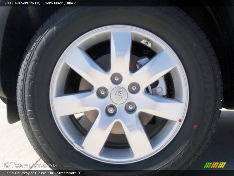 Ebony Black / Black 2011 Kia Sorento LX