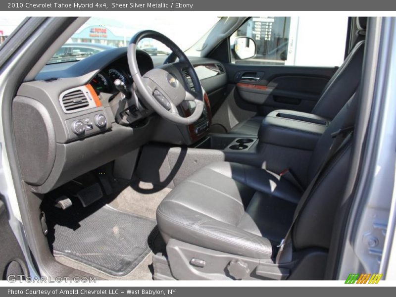  2010 Tahoe Hybrid 4x4 Ebony Interior