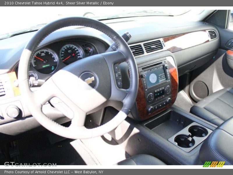 Sheer Silver Metallic / Ebony 2010 Chevrolet Tahoe Hybrid 4x4