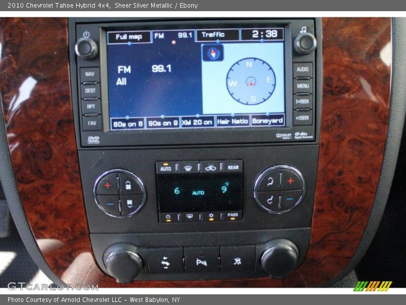 Controls of 2010 Tahoe Hybrid 4x4