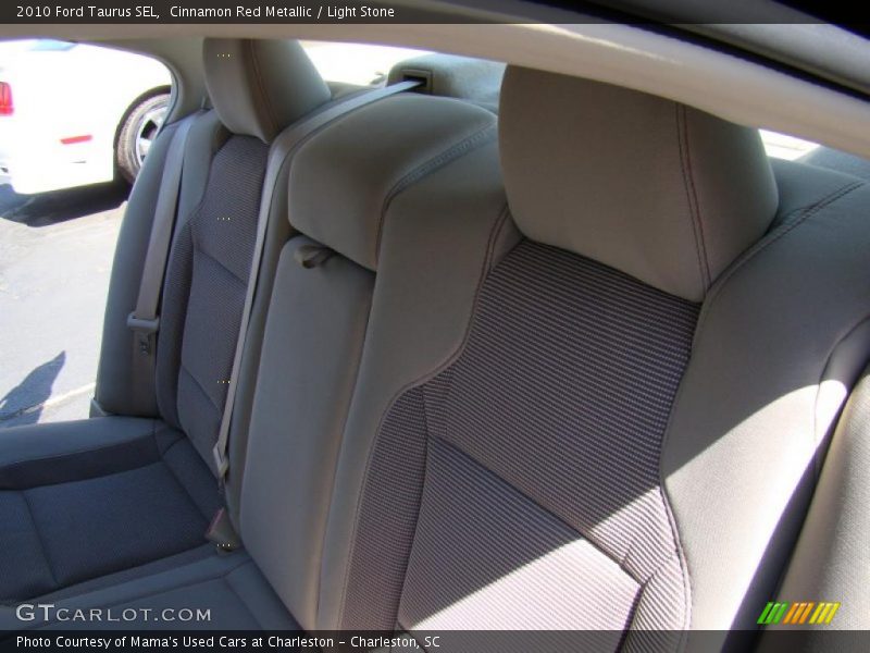 Cinnamon Red Metallic / Light Stone 2010 Ford Taurus SEL