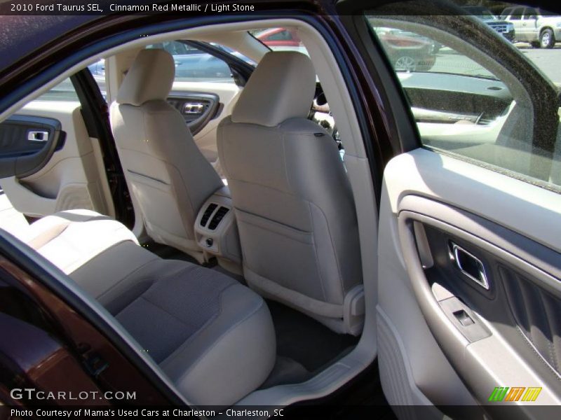 Cinnamon Red Metallic / Light Stone 2010 Ford Taurus SEL