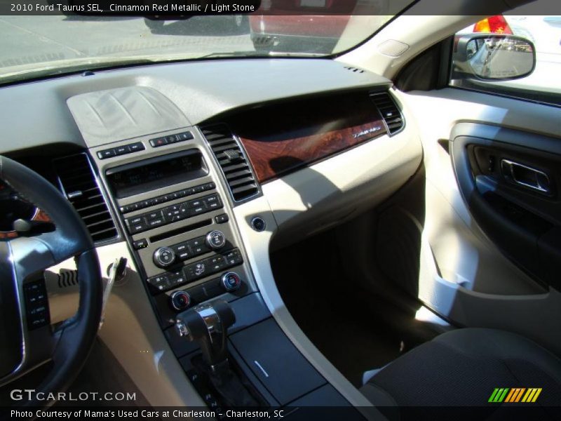 Cinnamon Red Metallic / Light Stone 2010 Ford Taurus SEL