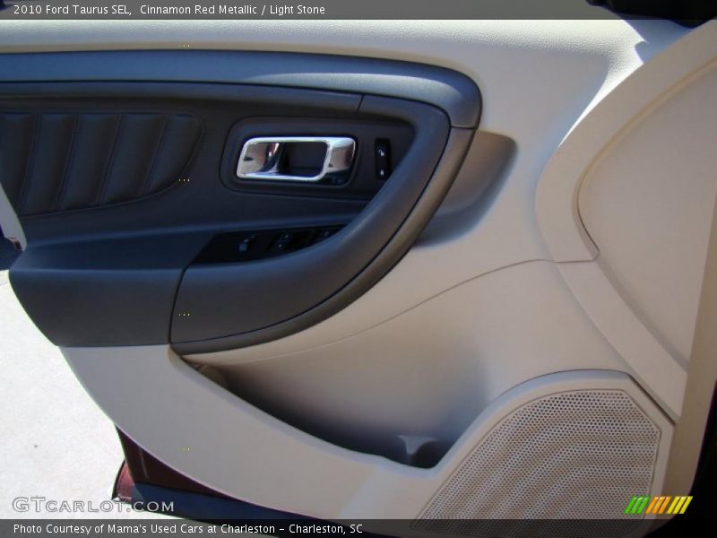 Cinnamon Red Metallic / Light Stone 2010 Ford Taurus SEL