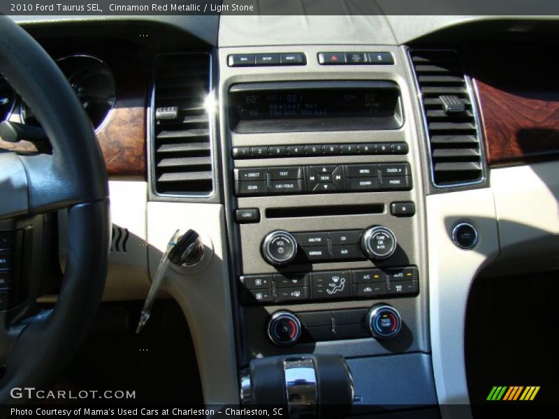Cinnamon Red Metallic / Light Stone 2010 Ford Taurus SEL