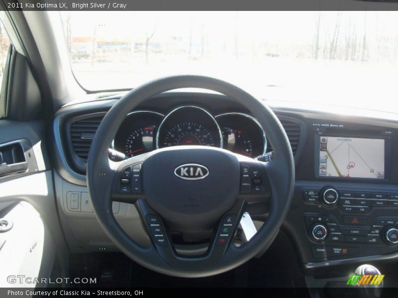 Bright Silver / Gray 2011 Kia Optima LX