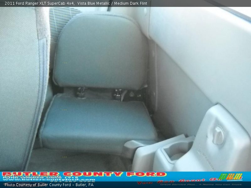 Vista Blue Metallic / Medium Dark Flint 2011 Ford Ranger XLT SuperCab 4x4