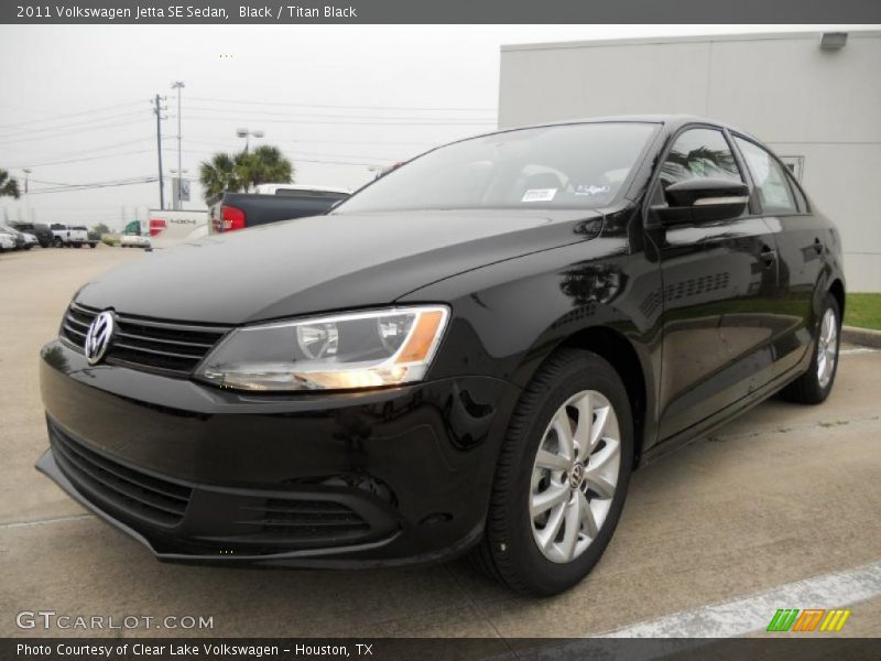 Black / Titan Black 2011 Volkswagen Jetta SE Sedan