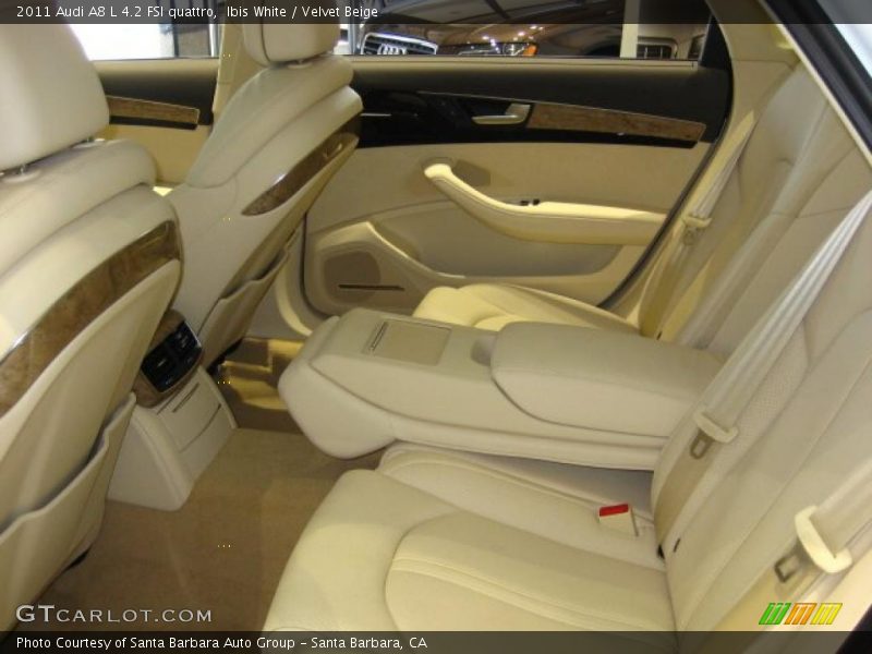  2011 A8 L 4.2 FSI quattro Velvet Beige Interior