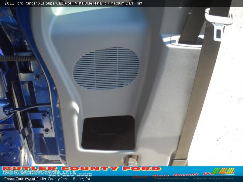 Vista Blue Metallic / Medium Dark Flint 2011 Ford Ranger XLT SuperCab 4x4
