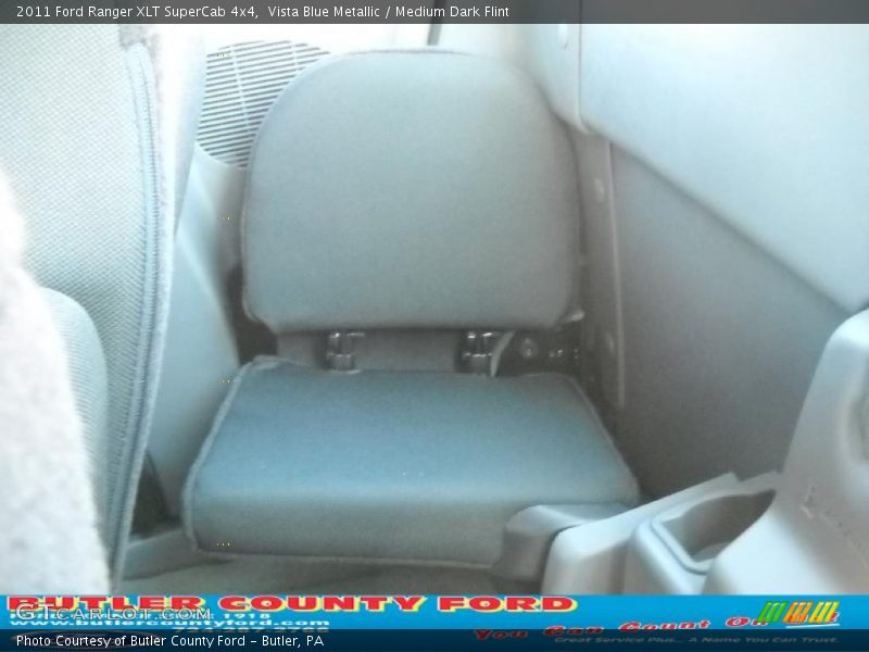 Vista Blue Metallic / Medium Dark Flint 2011 Ford Ranger XLT SuperCab 4x4