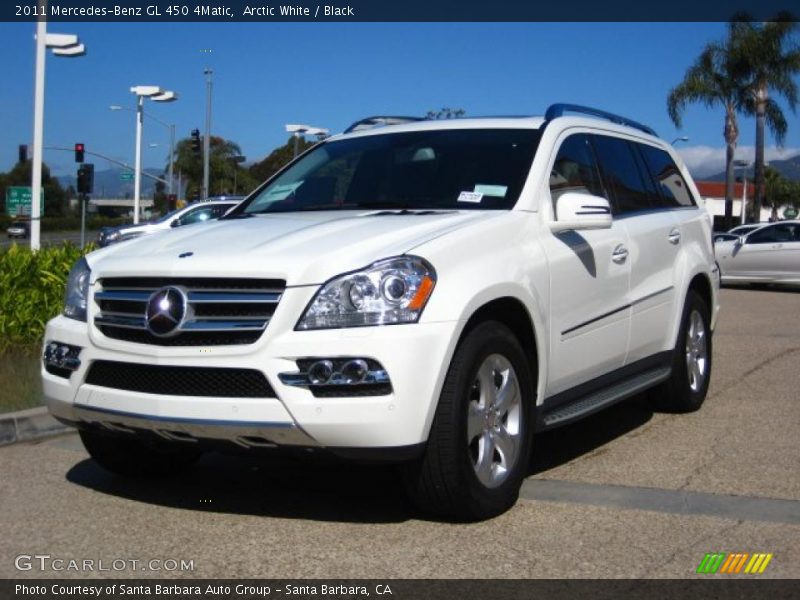Arctic White / Black 2011 Mercedes-Benz GL 450 4Matic