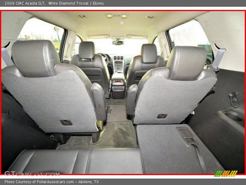 White Diamond Tricoat / Ebony 2009 GMC Acadia SLT