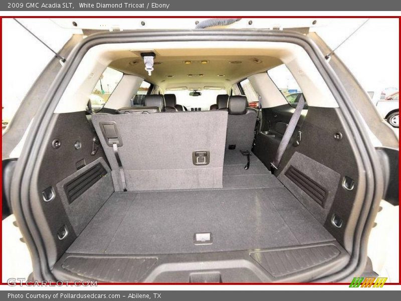 White Diamond Tricoat / Ebony 2009 GMC Acadia SLT