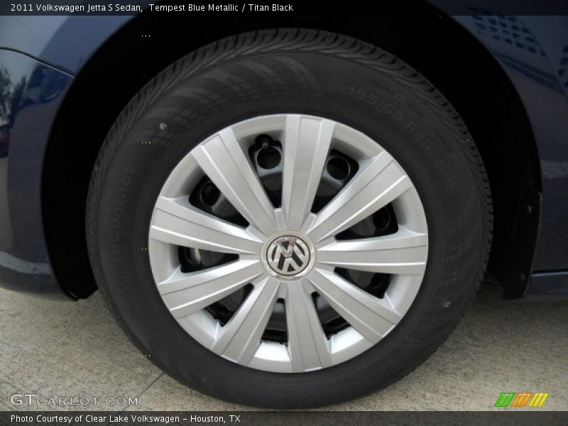 Tempest Blue Metallic / Titan Black 2011 Volkswagen Jetta S Sedan
