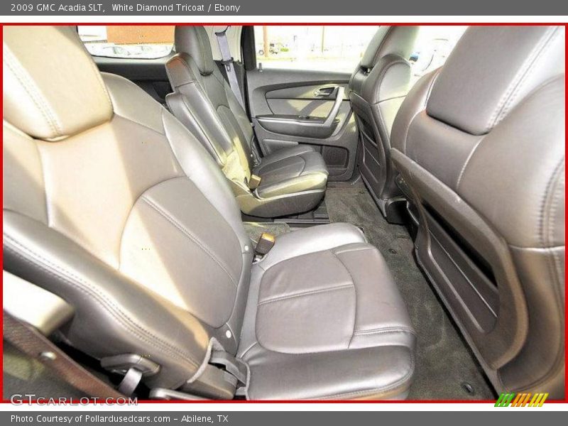 White Diamond Tricoat / Ebony 2009 GMC Acadia SLT
