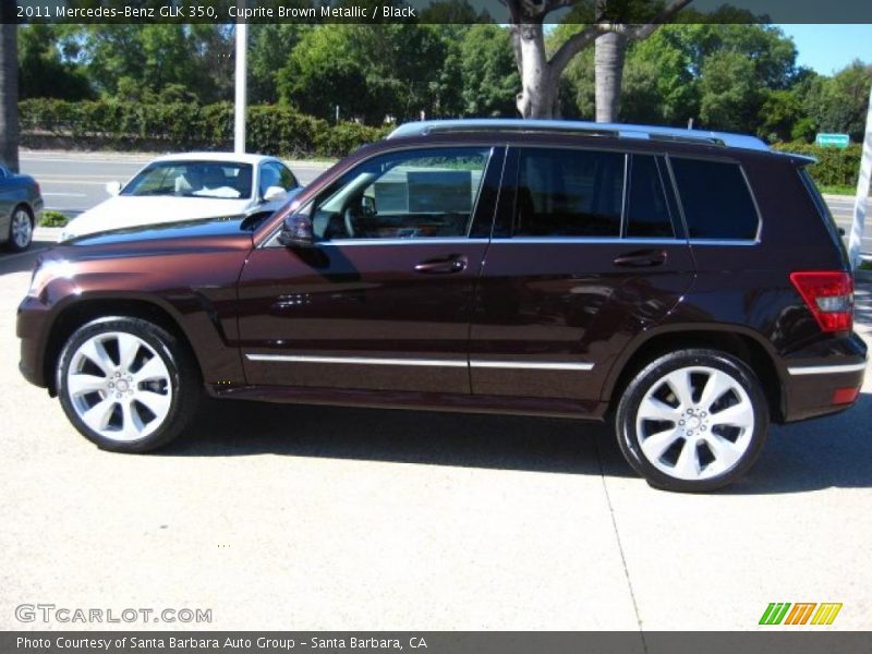 Cuprite Brown Metallic / Black 2011 Mercedes-Benz GLK 350