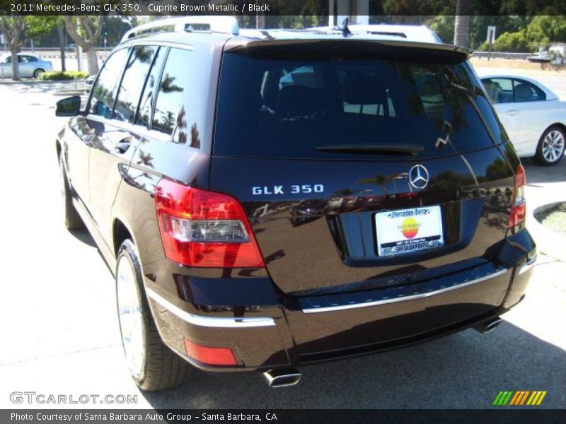Cuprite Brown Metallic / Black 2011 Mercedes-Benz GLK 350