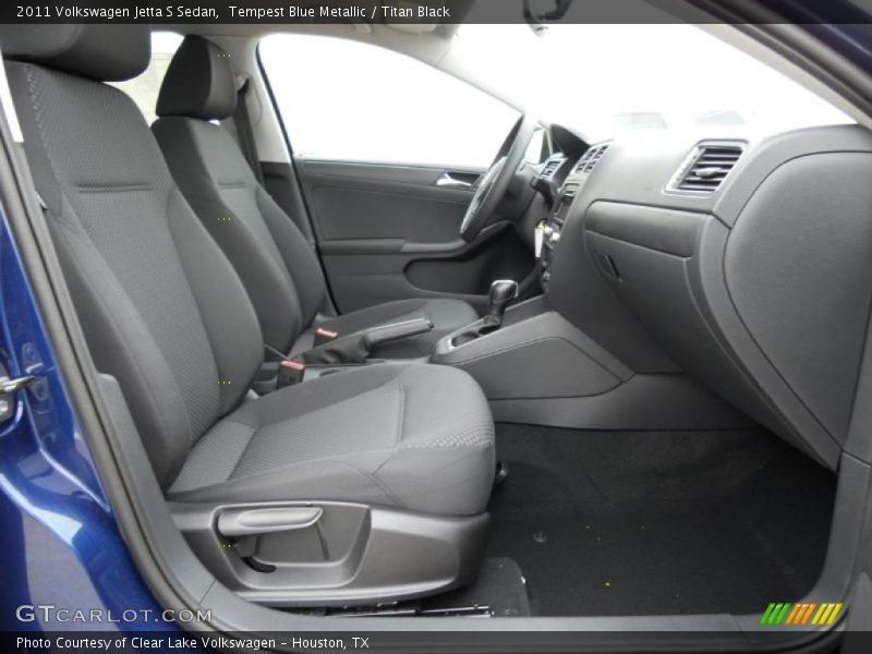 Tempest Blue Metallic / Titan Black 2011 Volkswagen Jetta S Sedan