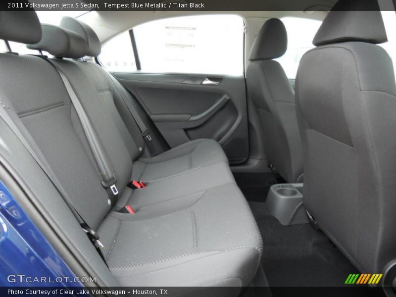 Tempest Blue Metallic / Titan Black 2011 Volkswagen Jetta S Sedan