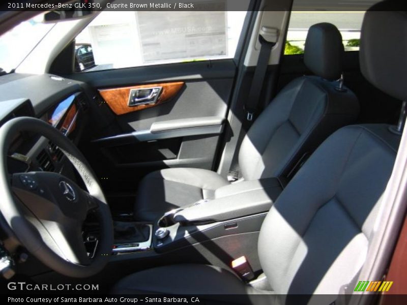 Cuprite Brown Metallic / Black 2011 Mercedes-Benz GLK 350