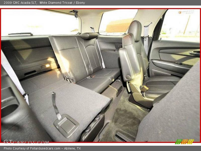 White Diamond Tricoat / Ebony 2009 GMC Acadia SLT