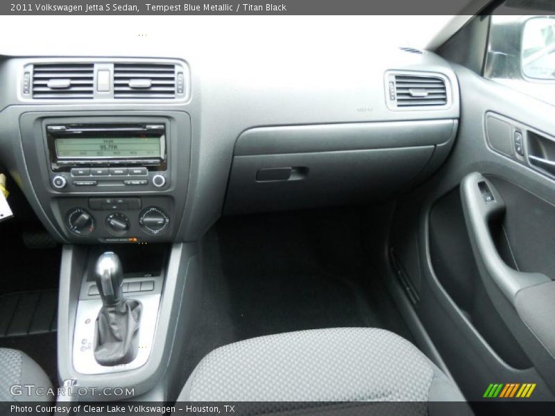 Tempest Blue Metallic / Titan Black 2011 Volkswagen Jetta S Sedan