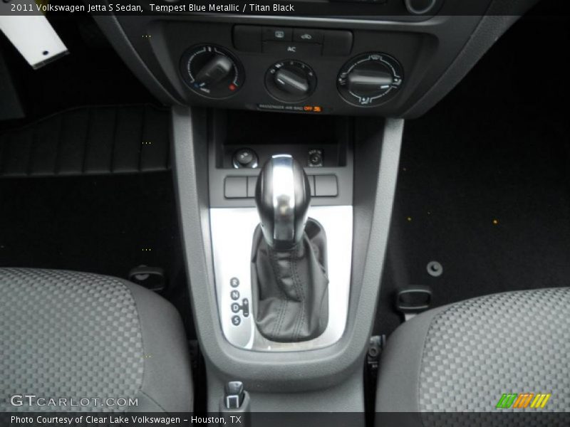 Tempest Blue Metallic / Titan Black 2011 Volkswagen Jetta S Sedan