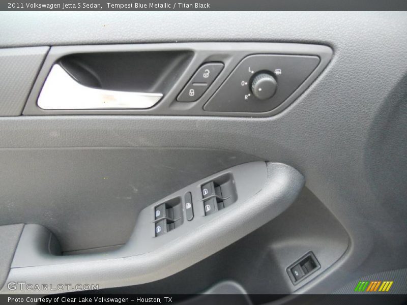 Tempest Blue Metallic / Titan Black 2011 Volkswagen Jetta S Sedan