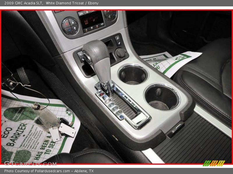 White Diamond Tricoat / Ebony 2009 GMC Acadia SLT