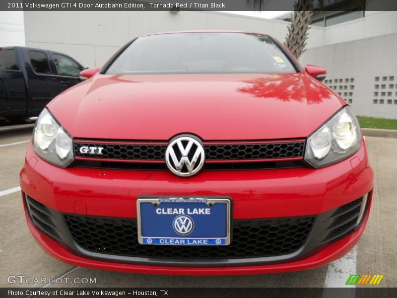 Tornado Red / Titan Black 2011 Volkswagen GTI 4 Door Autobahn Edition