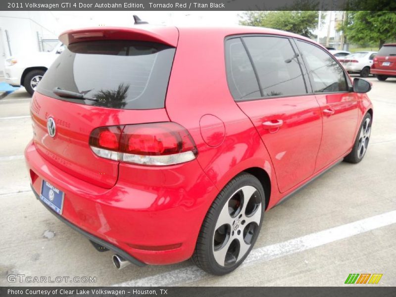 Tornado Red / Titan Black 2011 Volkswagen GTI 4 Door Autobahn Edition