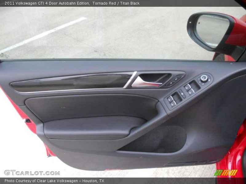 Tornado Red / Titan Black 2011 Volkswagen GTI 4 Door Autobahn Edition