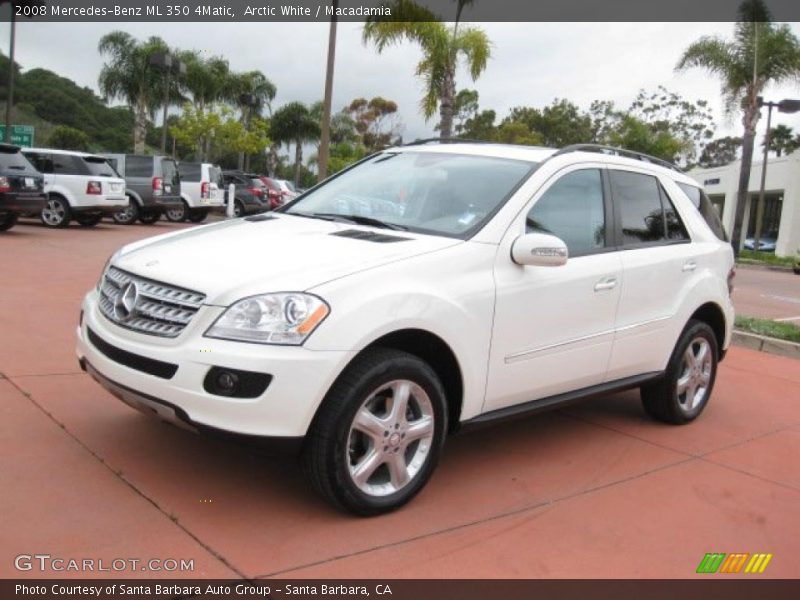 Arctic White / Macadamia 2008 Mercedes-Benz ML 350 4Matic