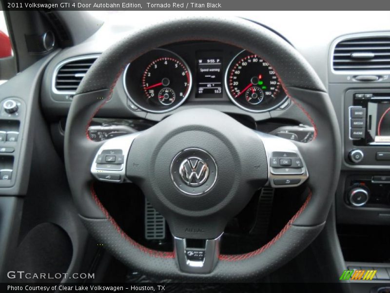  2011 GTI 4 Door Autobahn Edition Steering Wheel