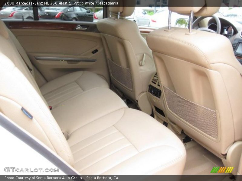 Arctic White / Macadamia 2008 Mercedes-Benz ML 350 4Matic