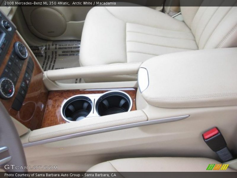 Arctic White / Macadamia 2008 Mercedes-Benz ML 350 4Matic