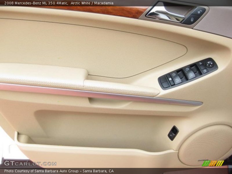 Arctic White / Macadamia 2008 Mercedes-Benz ML 350 4Matic