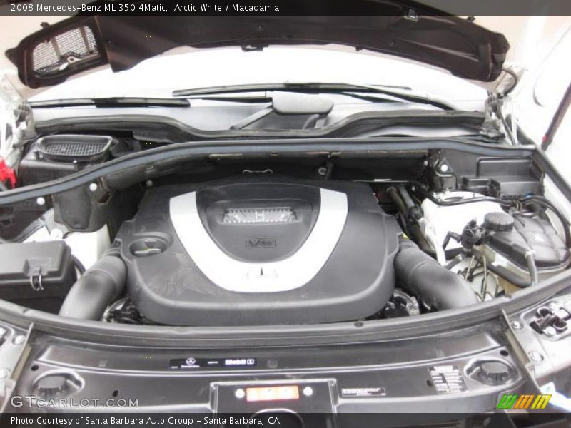 Arctic White / Macadamia 2008 Mercedes-Benz ML 350 4Matic